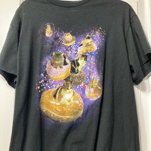 Galaxy donut cats shirt
